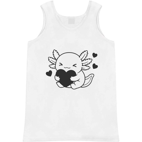 Axolotl cuddling heart adult - 'axolotl,