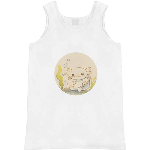 Cute axolotl sitting - 'cute,
