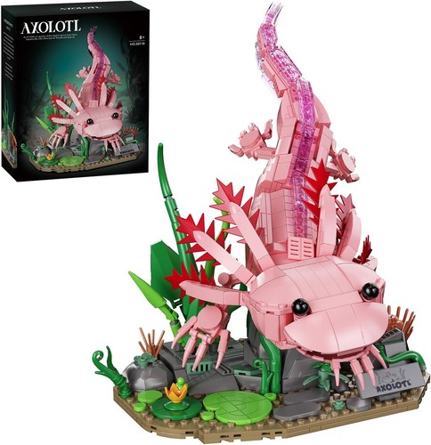 988 pcs moc - 988, axolotl
