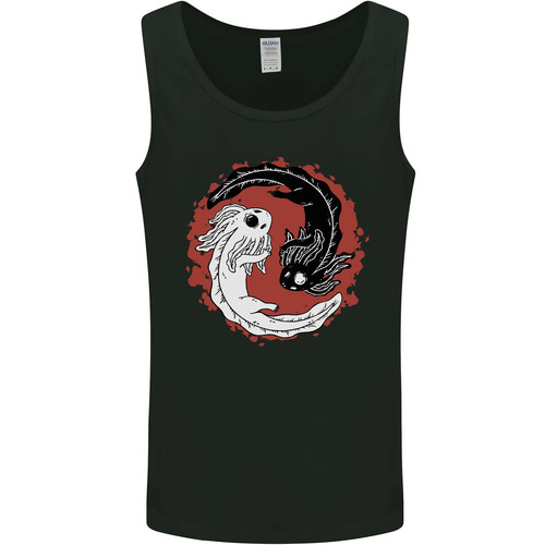Yin yang axolotl mens - yin,