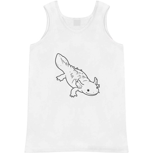 Happy axolotl line - 'happy, art'