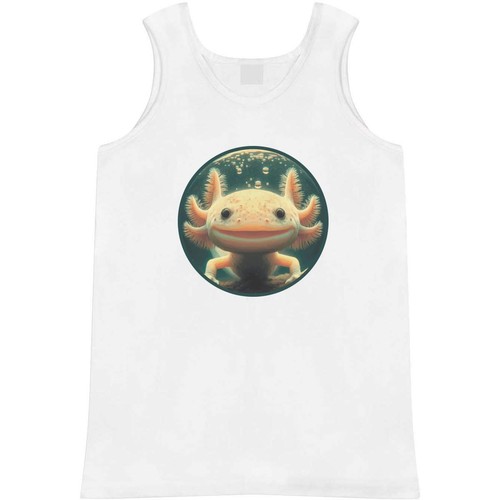Smiling axolotl adult vest - 'smiling, /