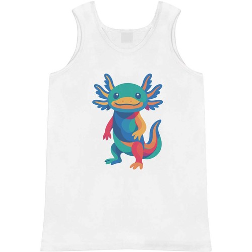 Colorful axolotl adult - 'colorful, vest