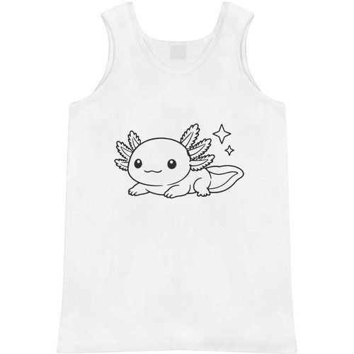 Resting axolotl adult vest - axolotl',